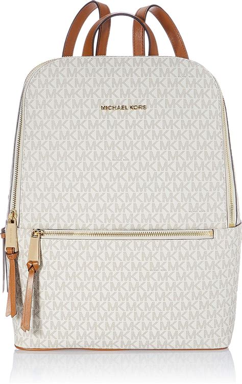 michael kors toby|MICHAEL KORS Toby Medium Pebbled Leather Backpack (Vanilla).